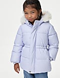 Metallic Borg Lined Parka (2-8 Yrs)
