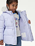 Metallic Borg Lined Parka (2-8 Yrs)