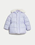 Metallic Borg Lined Parka (2-8 Yrs)