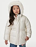 Metallic Borg Lined Parka (2-8 Yrs)