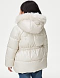 Metallic Borg Lined Parka (2-8 Yrs)