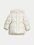 Metallic Borg Lined Parka (2-8 Yrs)