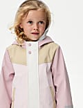 Kitten Ear Colour Block Fisherman Coat (2-8 Yrs)