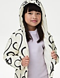 Heart Print Lightweight Padded Jacket (2-8 Yrs)