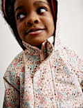 Veste à capuche à motif petites fleurs dotée de la technologie Stormwear™ (du 2 au 8 ans)