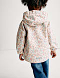 Veste à capuche à motif petites fleurs dotée de la technologie Stormwear™ (du 2 au 8 ans)