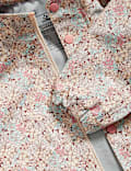Veste à capuche à motif petites fleurs dotée de la technologie Stormwear™ (du 2 au 8 ans)