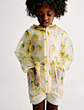 Lemon Print Hooded Raincoat (2-8 Yrs)