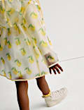 Lemon Print Hooded Raincoat (2-8 Yrs)