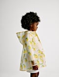 Lemon Print Hooded Raincoat (2-8 Yrs)