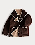 Contrast Stitch Coat (2-10 Yrs)