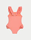 Textured Sparkle Frill Swimsuit (2-8 Yrs)