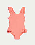Textured Sparkle Frill Swimsuit (2-8 Yrs)
