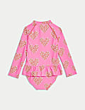 Heart Print Swimsuit (2-8 Yrs)