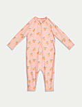 Peach Long Sleeve All In One (2-8 Yrs)