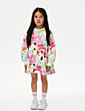 Robe sweat en coton à motif Squishmallows™ (de 5&nbsp;à 10&nbsp;ans)