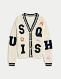 Pure Cotton Squishmallows™ Cardigan (5-12 Yrs)