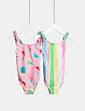 2pk Ice Cream Swimsuits (2-8 Yrs)