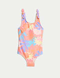 Floral Tie Detail Swimsuit (2-8 Yrs)