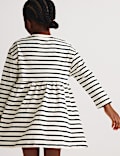 Pure Cotton Jersey Striped Dress (2-8 Yrs)