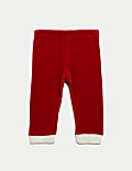 3pc Cotton Rich Christmas Santa Outfit (0-3 Yrs)