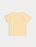 Pure Cotton Frill Sleeve T-Shirt (0-3 Yrs)