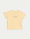 Pure Cotton Frill Sleeve T-Shirt (0-3 Yrs)