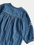 Cotton Modal Blend Denim All in One (0-3 Yrs)