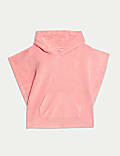 Pure Cotton Towelling Hooded Palm Poncho (0-3 Yrs)