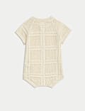 Pure Cotton Knitted Romper (0-3 Yrs)