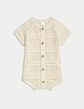 Pure Cotton Knitted Romper (0-3 Yrs)