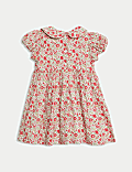 Pure Cotton Floral Dress (0-3 Yrs)