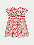 Pure Cotton Floral Dress (0-3 Yrs)