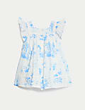 Pure Cotton Print Dress (0-6 Yrs)
