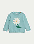 Cotton Rich Floral Jumper (0-3 Yrs)