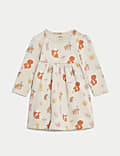 Cotton Rich Woodland Print Dress (0-3 Yrs)