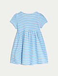 Pure Cotton Striped Dress (0-3 Yrs)