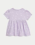 2pk Pure Cotton Spotted Tops (0-3 Yrs)