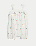 Pure Cotton Fruit Romper (0-3 Yrs)