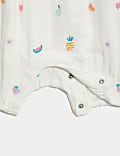 Pure Cotton Fruit Romper (0-3 Yrs)