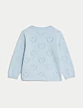 Pure Cotton Knitted Cardigan (0-3 Yrs)