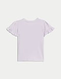 2pk Pure Cotton Frill T-Shirts (0-3 Yrs)