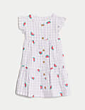 Φόρεμα με καρπούζι από 100% βαμβάκι (0-3 ετών)
