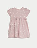 Pure Cotton Spot Dress (0-3 Yrs)