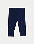 2er-Pack Mit Fleece gefütterte, gemütliche Leggings mit hohem Baumwollanteil (0–6 J.)