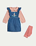 3pc Cotton Rich Peter Rabbit™ Outfit (0-3 Yrs)