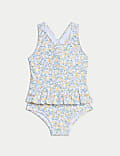 Ditsy Print Frill Swimsuit (0-3 Yrs)