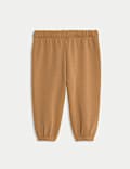 מכנסי טרנינג מתערובת כותנה עם בטנת פליז (0-‏3 שנים)