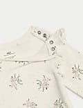 3pc Pure Cotton Floral Outfit (0-3 Yrs)