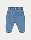 Cotton Rich Elasticated Waist Jeans (0-3 Yrs)